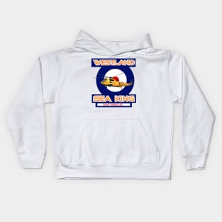 Westland Sea King Search and rescue helicopter in RAF roundel, Kids Hoodie